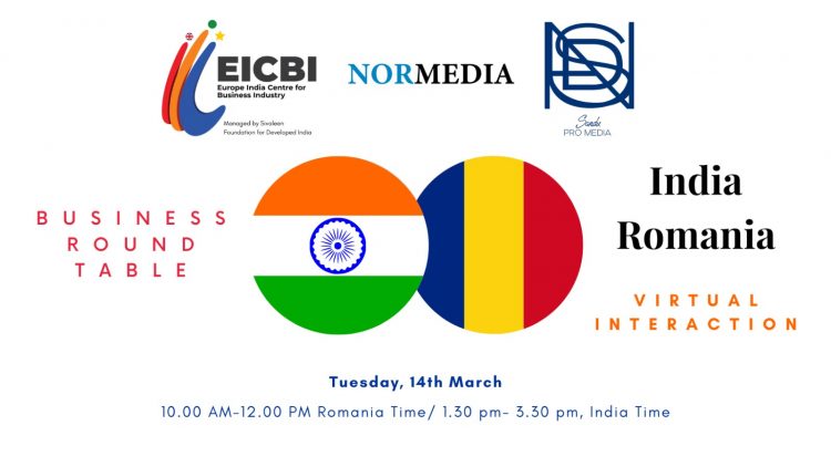 Masa rotundă India-România, întâlnire Business virtuală