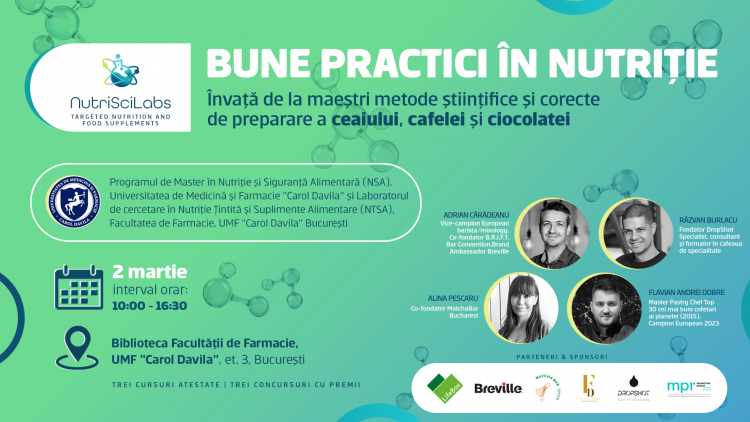 UMF Carol Davila a organizat a doua ediție a NutriSciLabs. Prof. Univ. dr. Doina Drăgănescu: Aproape 60% dintre români sunt supraponderali